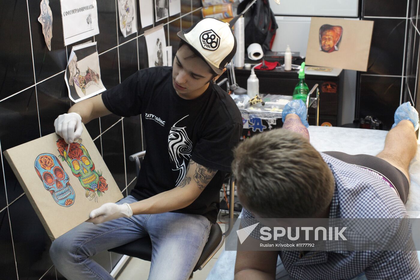 Tattoo studio in Moscow
