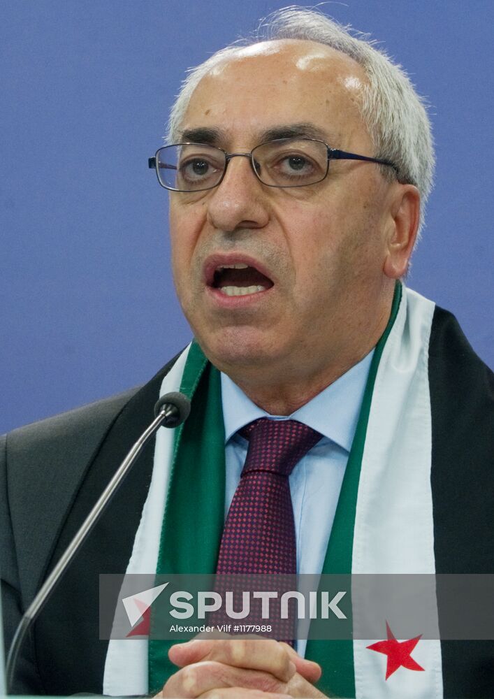 News conference by Syrian National Council delegation