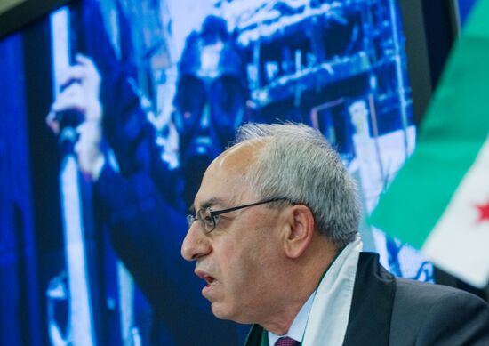 News conference by Syrian National Council delegation