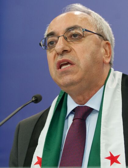 News conference by Syrian National Council delegation