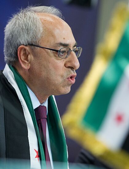 News conference by Syrian National Council delegation