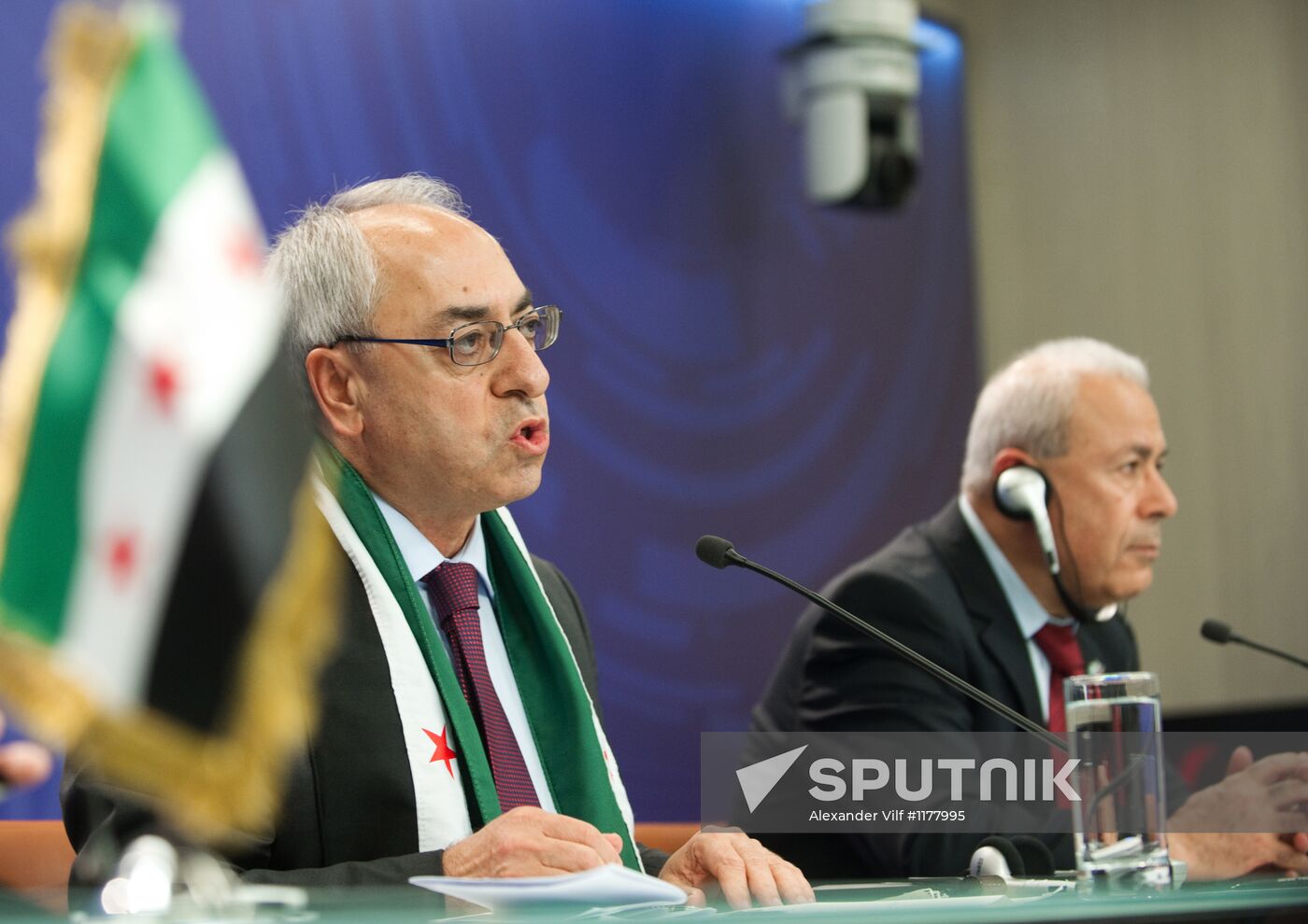 News conference by Syrian National Council delegation