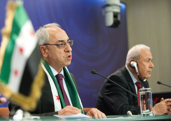 News conference by Syrian National Council delegation