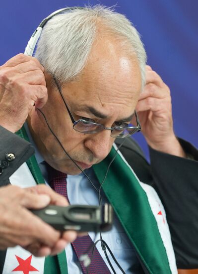 News conference by Syrian National Council delegation