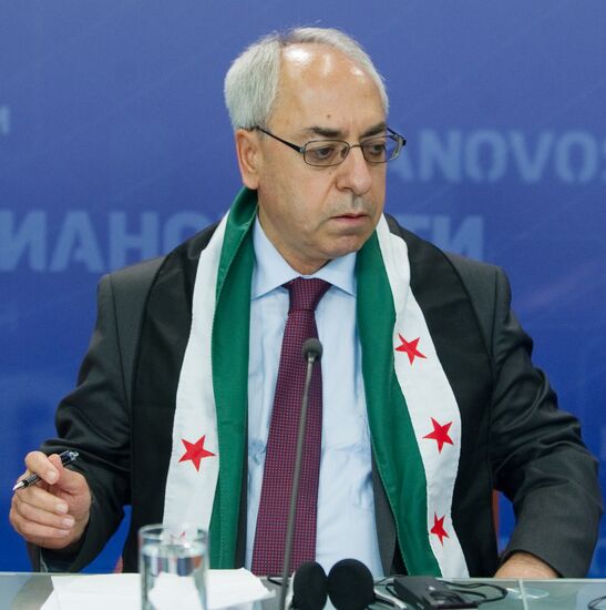 News conference by Syrian National Council delegation
