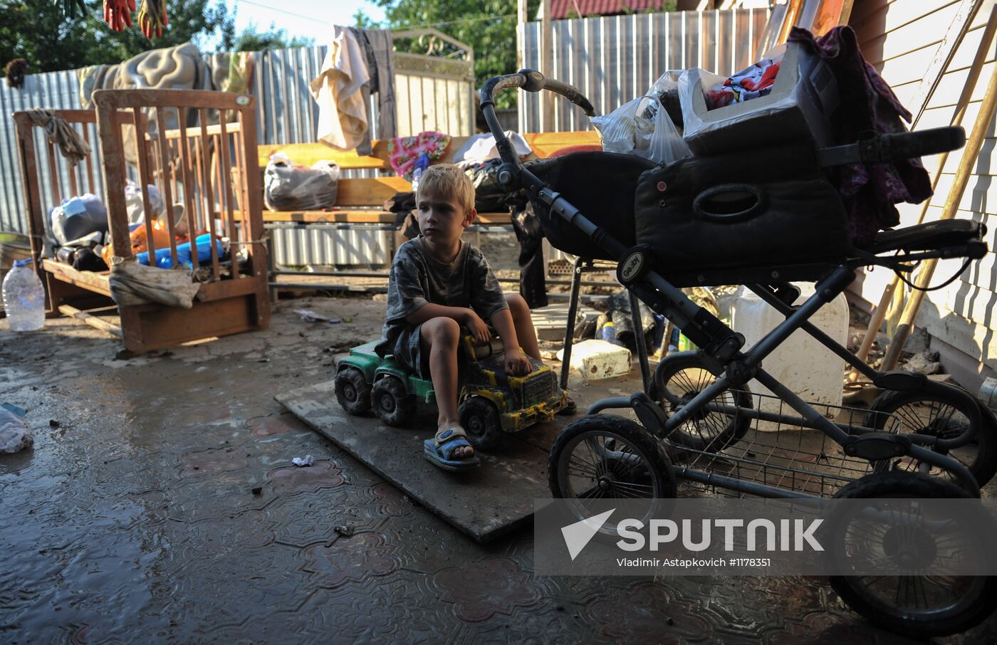 Flood aftermath in Krasnodar Territory