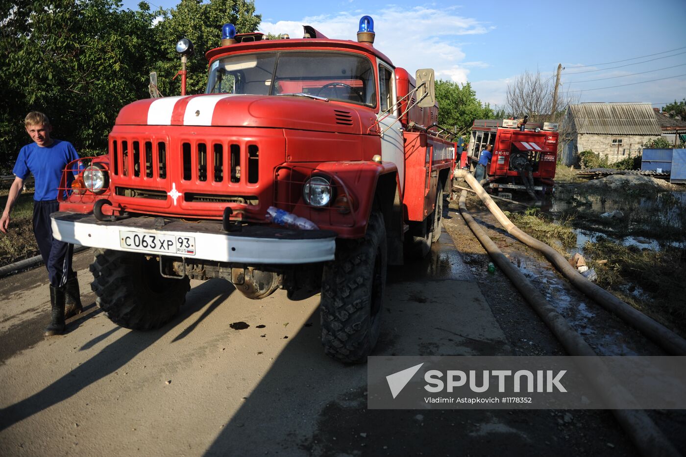 Flood aftermath in Krasnodar Territory