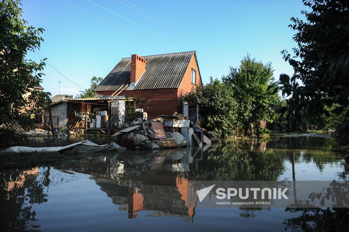 Flood aftermath in Krasnodar Territory