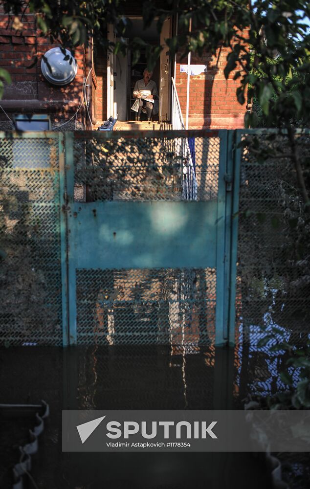 Flood aftermath in Krasnodar Territory