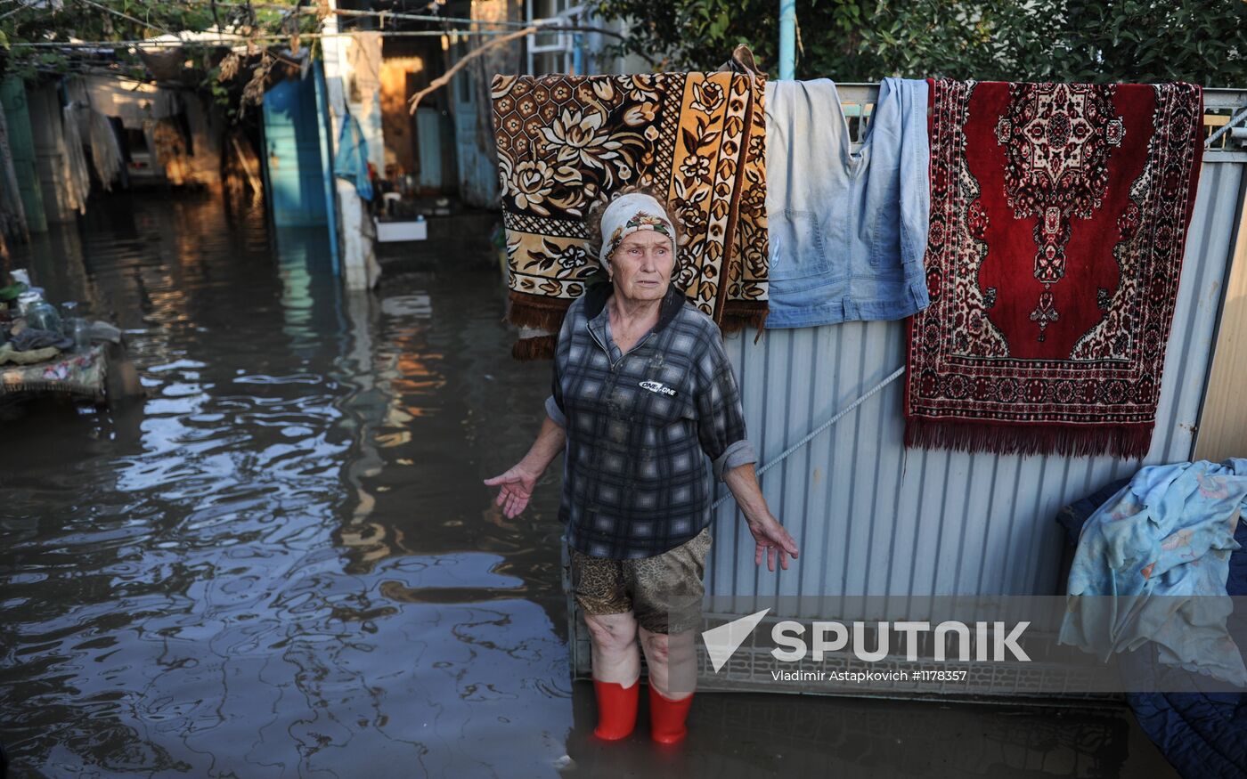 Flood aftermath in Krasnodar Territory