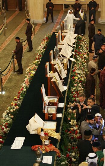 Prophet Muhammad relics brought to Grozny