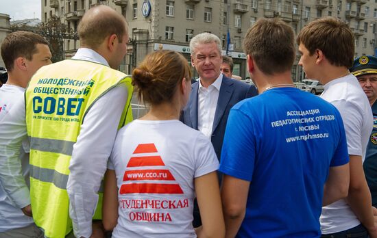 Dispatch of trucks with hymanitarian aid to Krasnodar Region