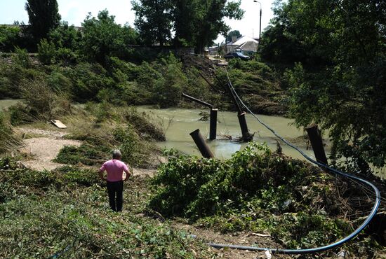 Floods aftermath in Krasnodar Region