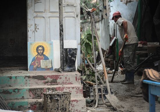Floods aftermath in Krasnodar Region