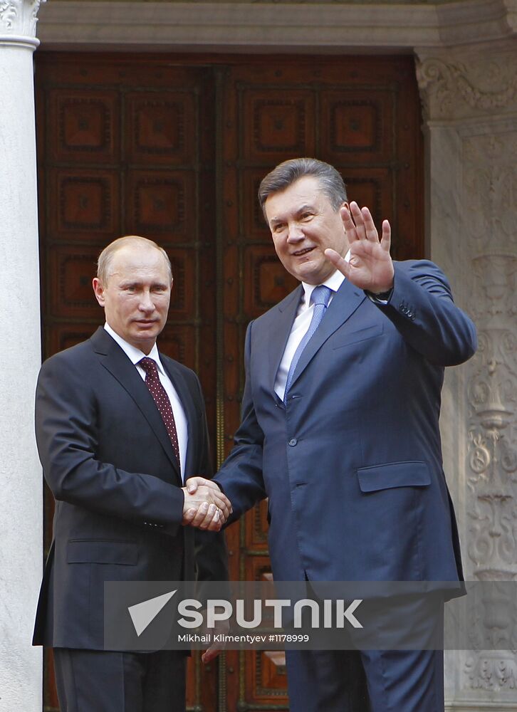 Russian President Vladimir Putin's working visit to Ukraine