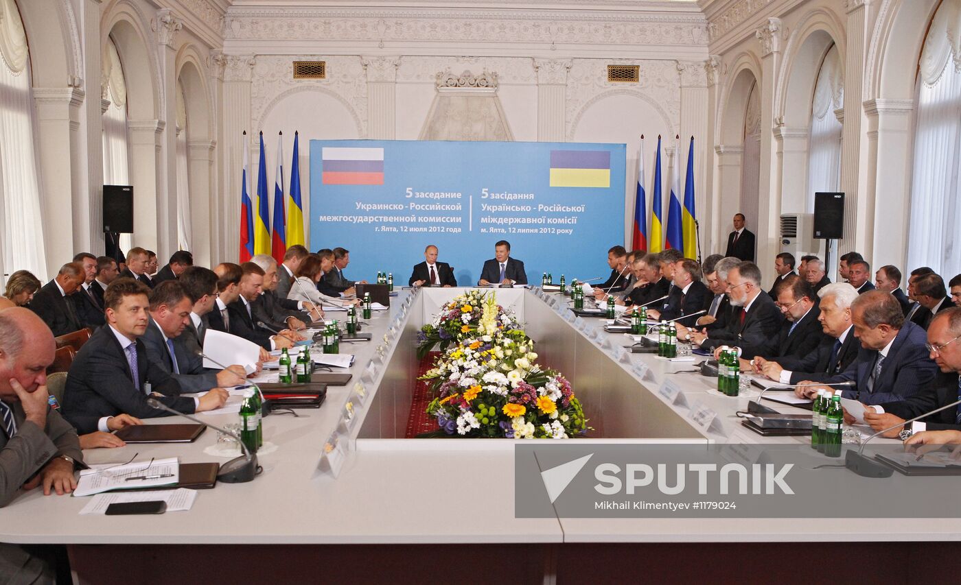 Russian President Vladimir Putin's working visit to Ukraine