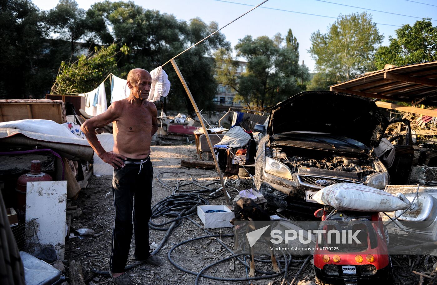 Flood aftermath in Krasnodar Territory