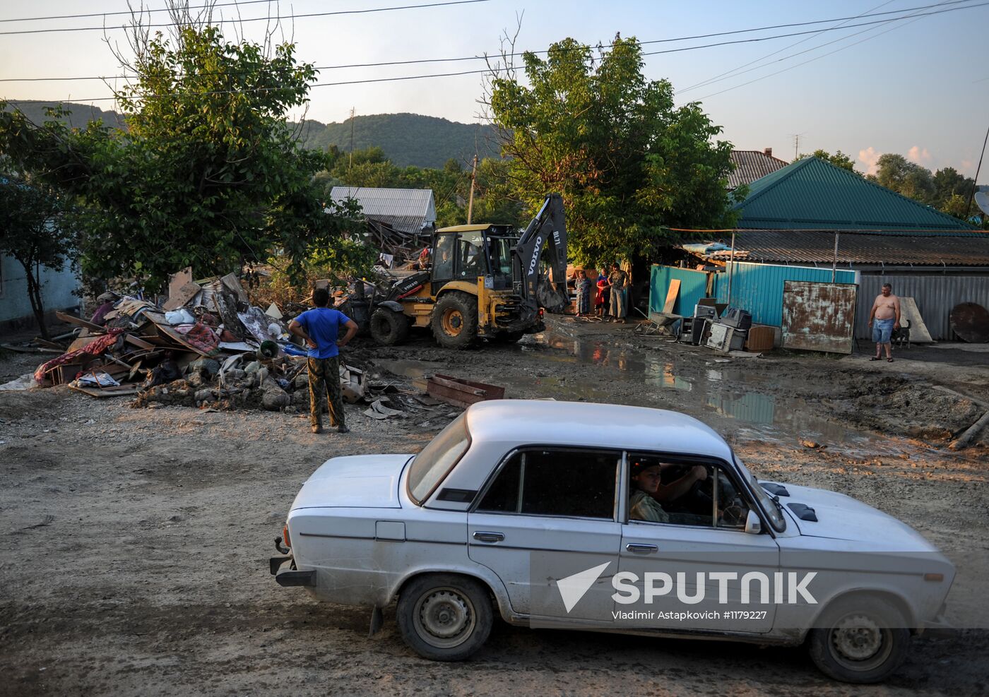 Flood aftermath in Krasnodar Territory