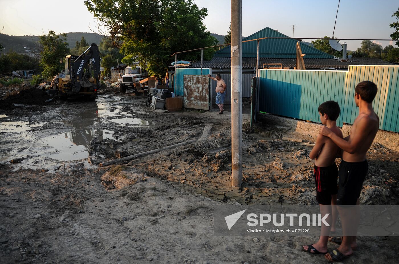 Flood aftermath in Krasnodar Territory