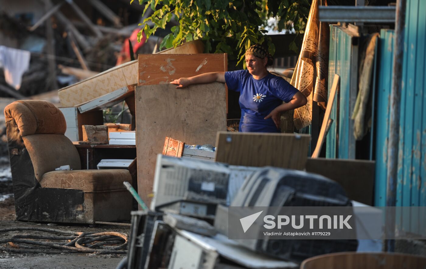 Flood aftermath in Krasnodar Territory