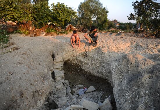 Flood aftermath in Krasnodar Territory