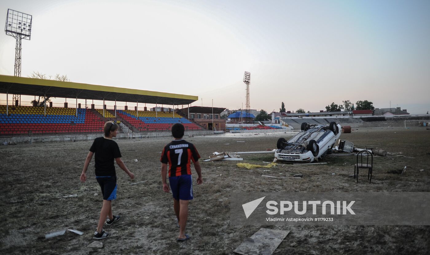 Flood aftermath in Krasnodar Territory