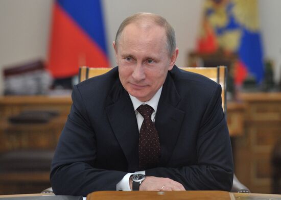 V.Putin holds meeting of Security Council of Russia
