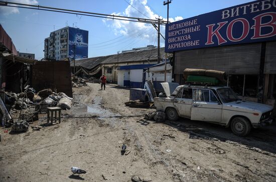 Aftermath of flood in Krasnodar Territory