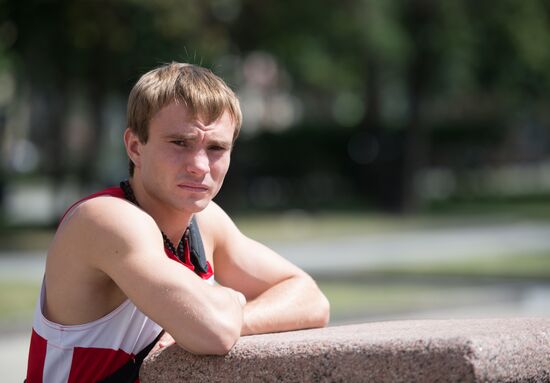 Russian Olympic teams members at Bosco Sport outfit center