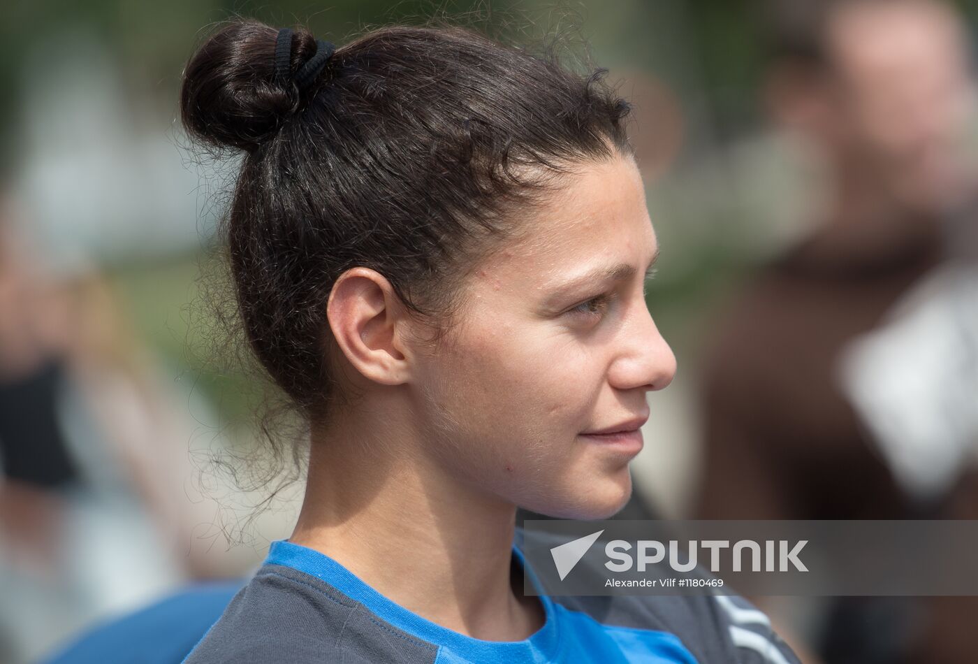 Russian Olympic teams members at Bosco Sport outfit center