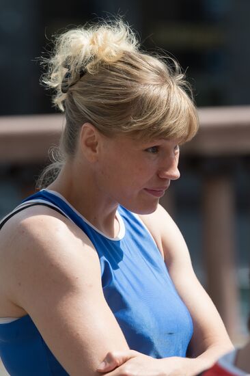 Russian Olympic teams members at Bosco Sport outfit center