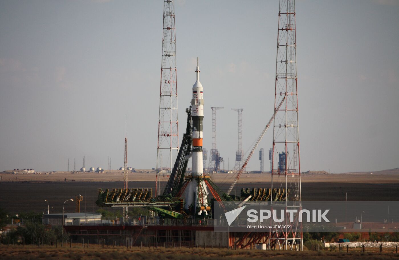 Launch of Soyuz TMA-05M manned spacecraft