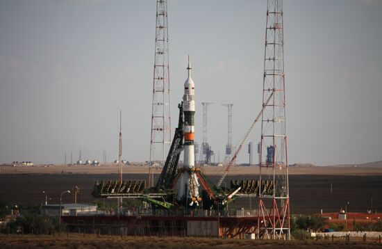 Launch of Soyuz TMA-05M manned spacecraft