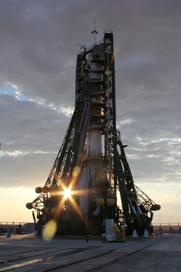 Launch of Soyuz TMA-05M manned spacecraft