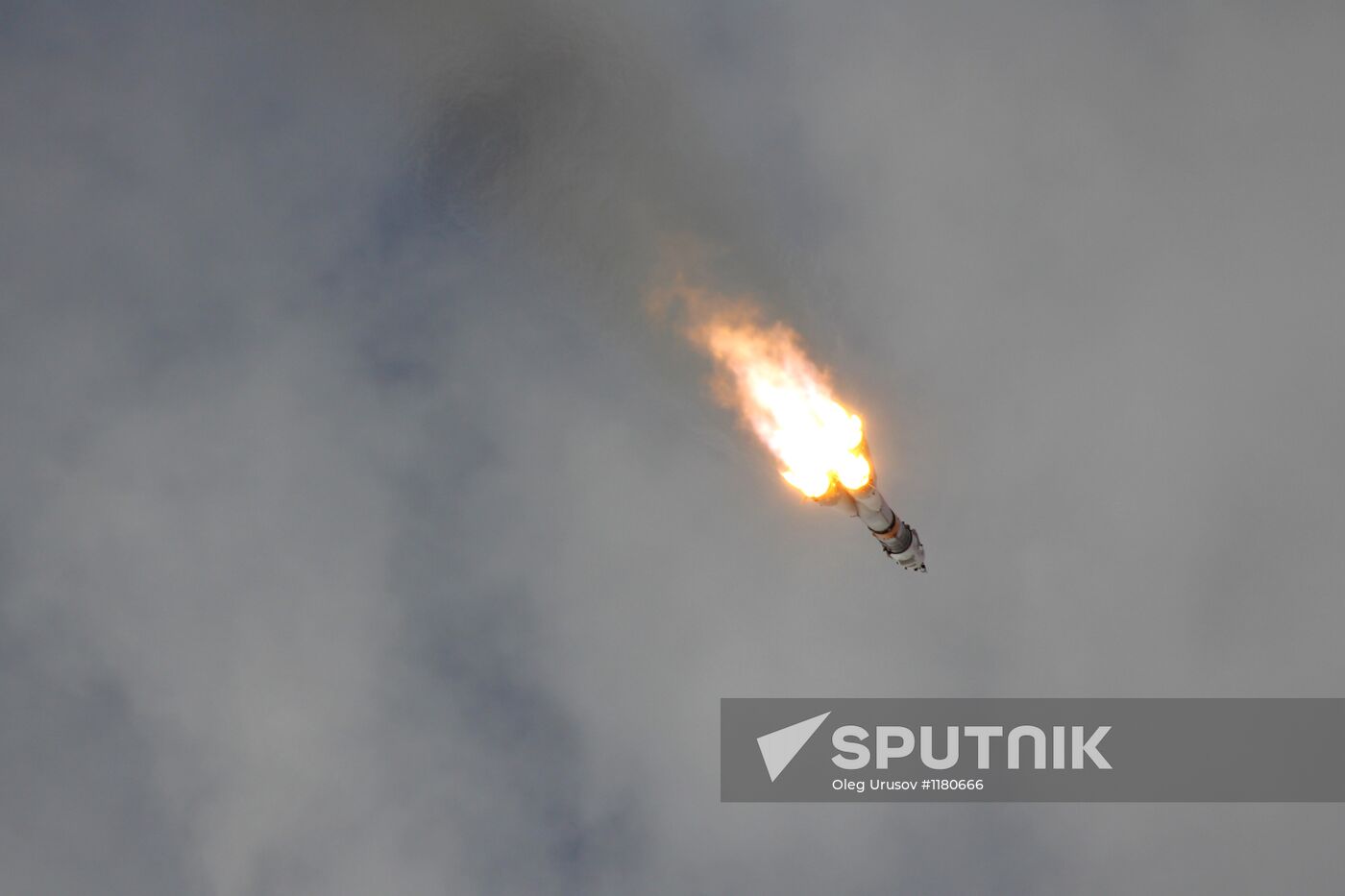 Launch of Soyuz TMA-05M manned spacecraft