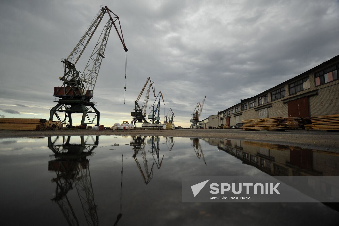 Arkhangelsk river port