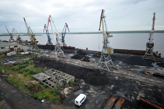 Arkhangelsk river port