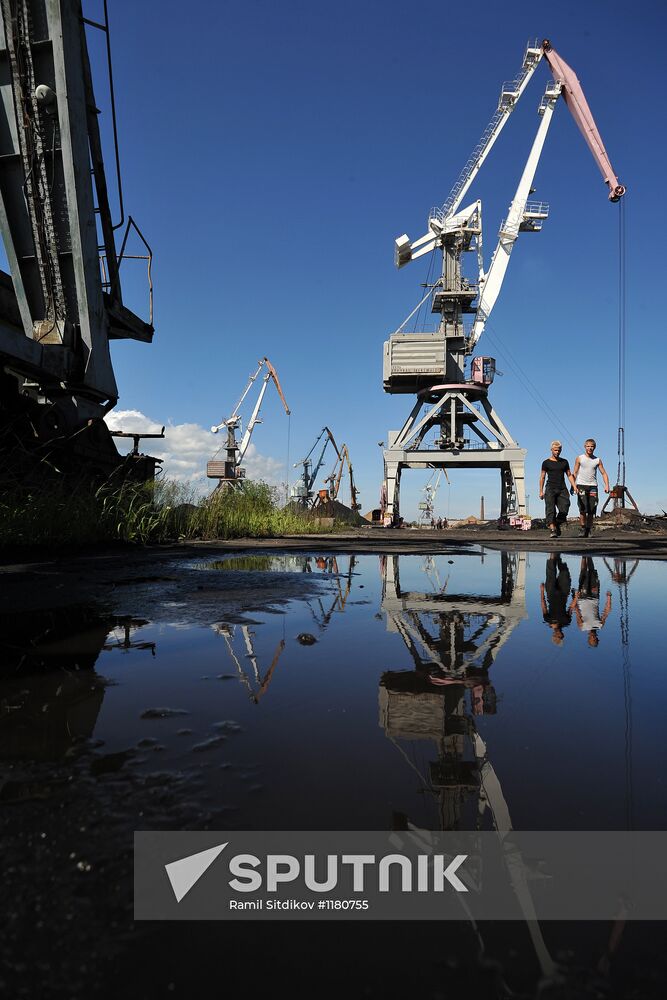 Arkhangelsk river port