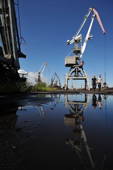 Arkhangelsk river port