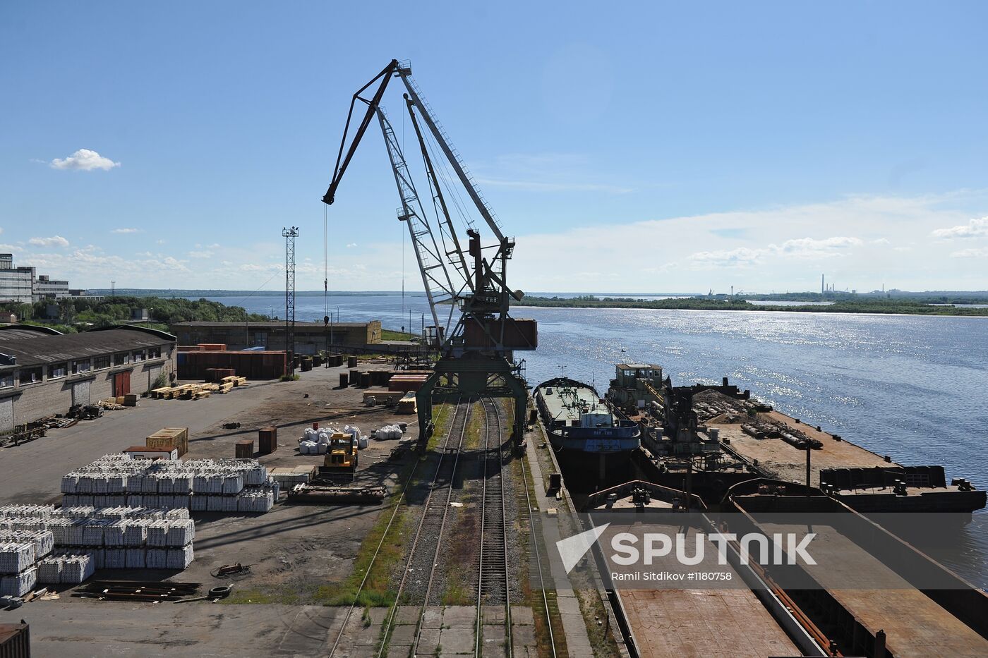 Arkhangelsk river port
