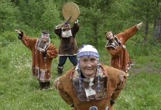 National villages in Bystrinsky Nature Park, Kamchatka