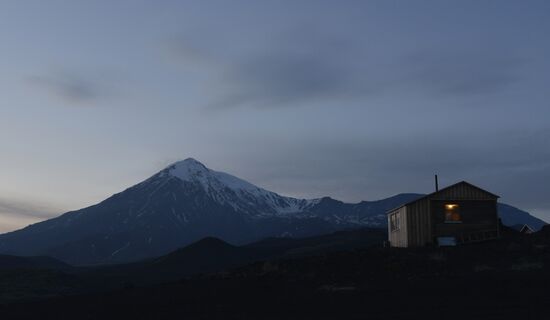 Work of volcanologists in BFTE area on Kamchatka Peninsula