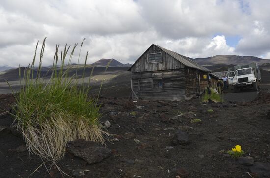 Work of volcanologists in BFTE area on Kamchatka Peninsula