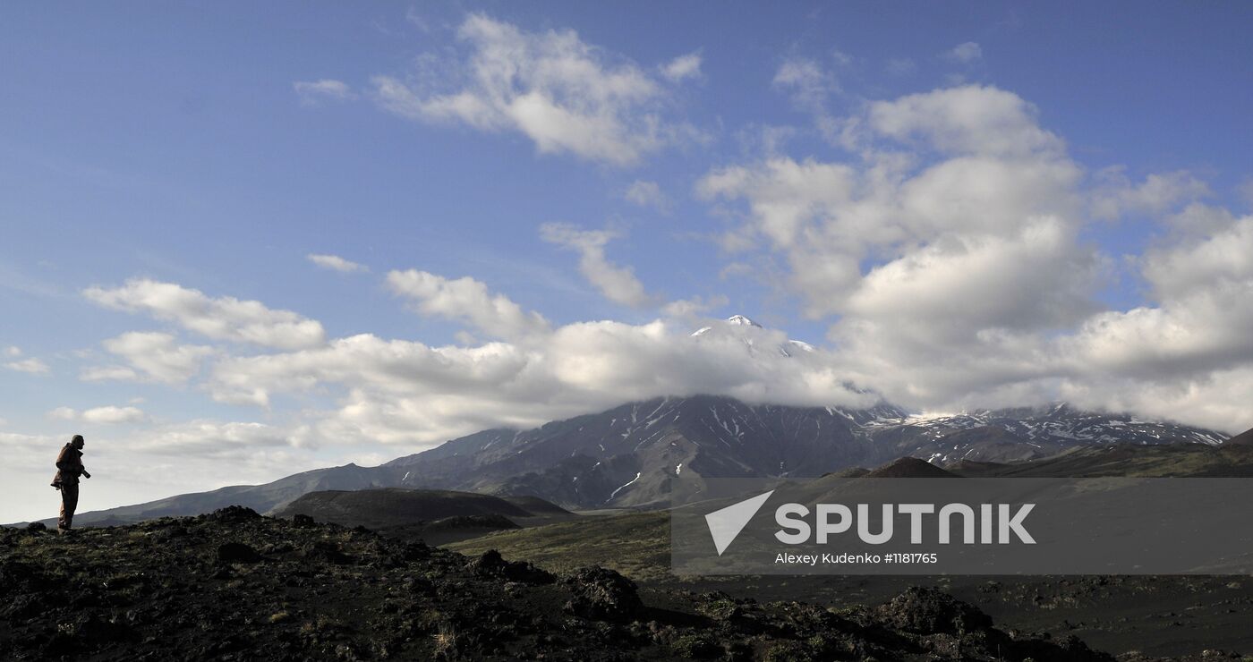 Work of volcanologists in BFTE area on Kamchatka Peninsula
