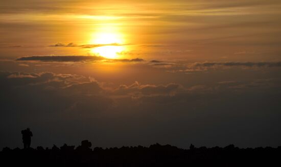 Work of volcanologists in BFTE area on Kamchatka Peninsula
