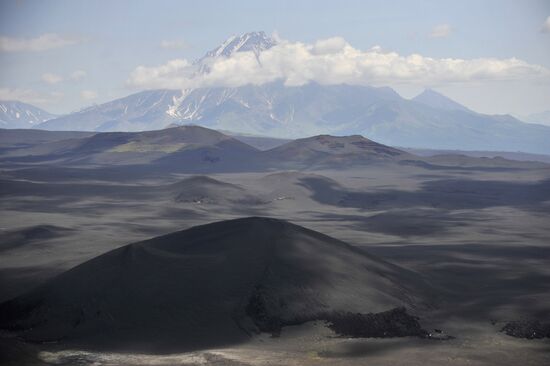 Work of volcanologists in BFTE area on Kamchatka Peninsula