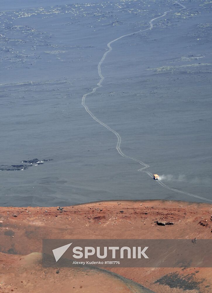 Work of volcanologists in BFTE area on Kamchatka Peninsula