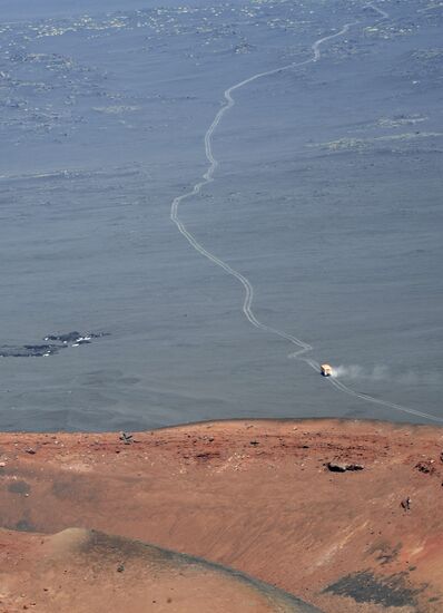 Work of volcanologists in BFTE area on Kamchatka Peninsula