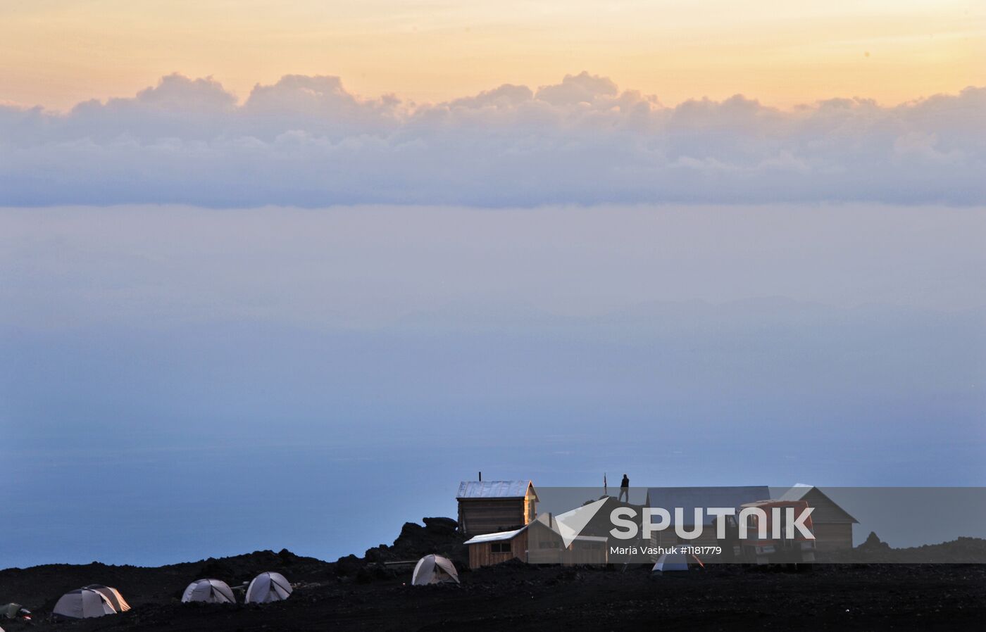 Work of volcanologists in BFTE area on Kamchatka Peninsula