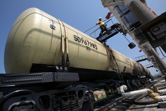 Work of Rosneft oil product depot in Primorsky Region